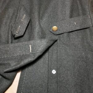Feldmantel M15 rear vent and inverted pleat