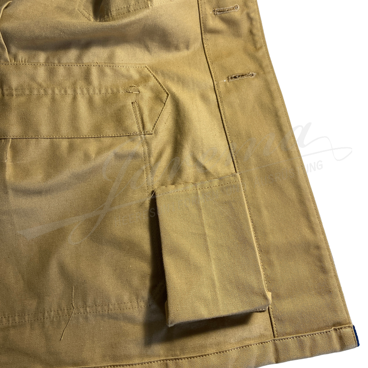 Schutztruppe tunic M1896 made of khaki cotton twill - Image 8